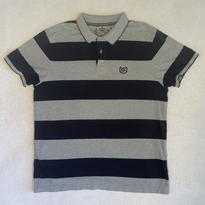 Vintage Nautica Striped Polo Tee